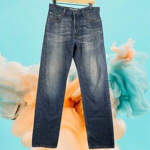 VTG Levi’s 505 Men’s 34 x 34 Regular Fit Dark Wash Red Tab Jeans